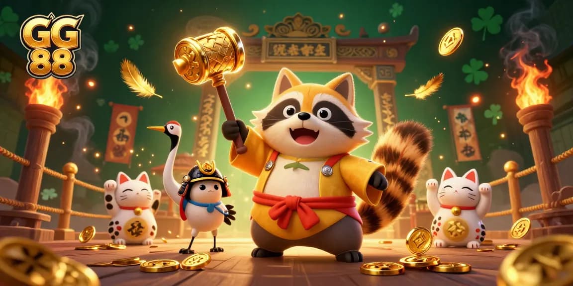 Experience enchanting gameplay with GG 88 through 3D animated characters, explosive energy, and vibrant casino elements.