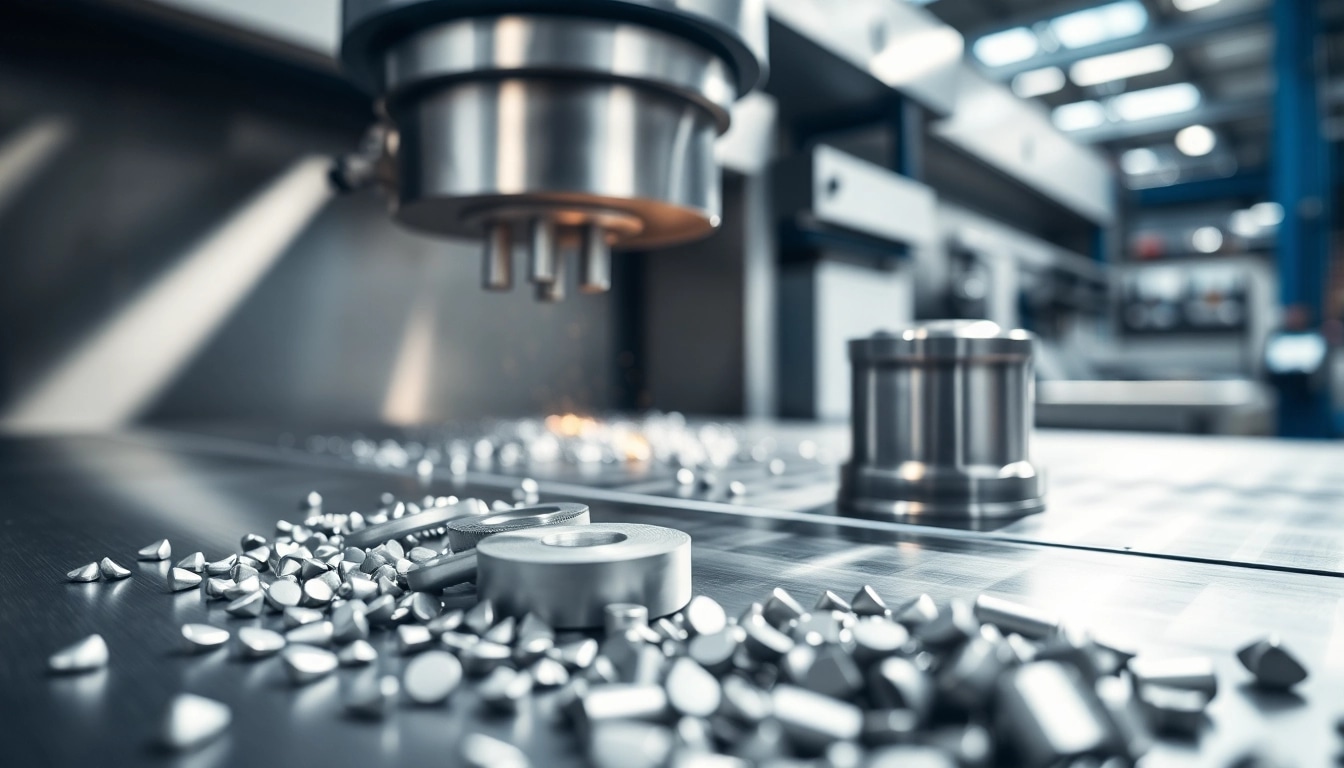 CNC bearbeitung metall in action at a modern machine shop showcasing precision and technology.