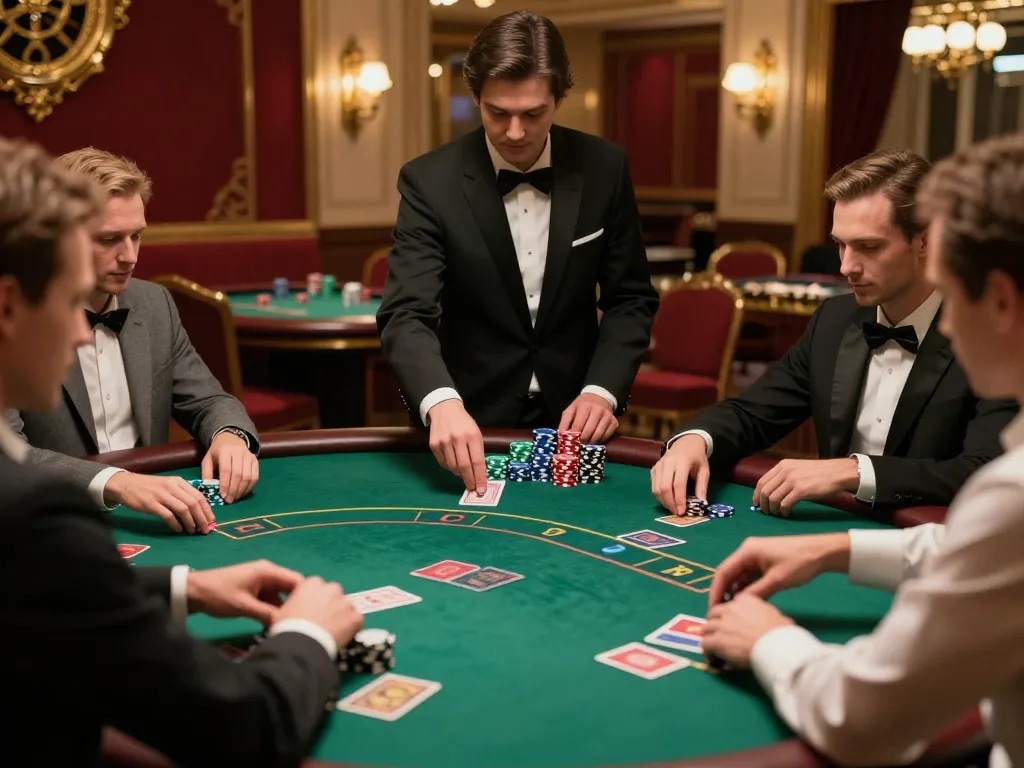 79king players enjoy intense poker gaming at a luxury casino with dynamic action.