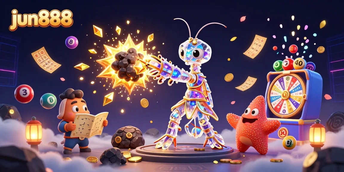 Engage in the exciting world of jun888 slots with vibrant colors and dynamic gameplay elements.
