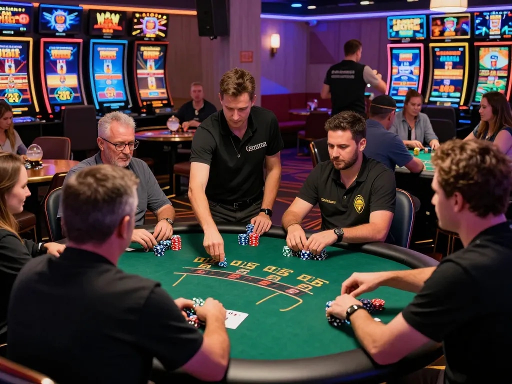 Exciting live casino gaming experience at bong99 with diverse players and vibrant atmosphere