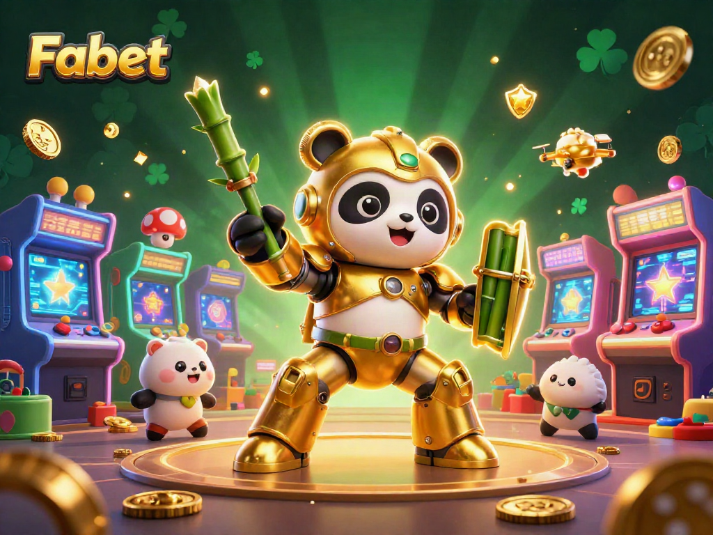 Fabet enhances the gaming experience with a vibrant arena of animated characters and casino elements