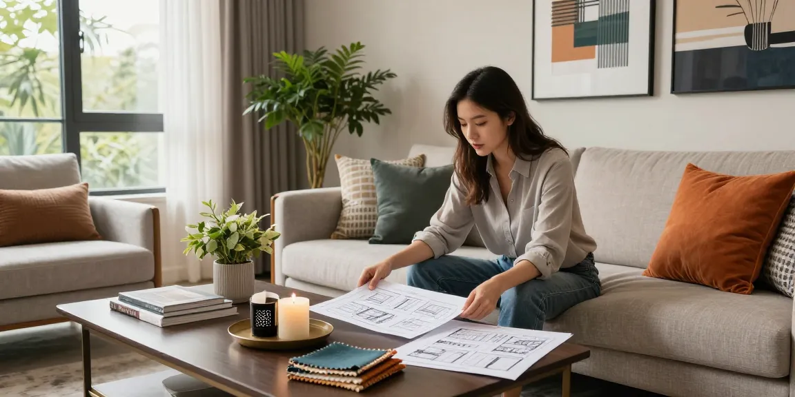 Entdecken Sie innovative Ideen für Innendesign mit Augusta Interiors in einem stilvollen Wohnzimmer mit gemütlichen Elementen und natürlichem Licht.