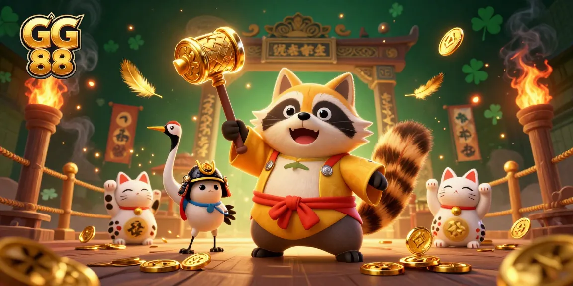 Experience enchanting gameplay with GG 88 through 3D animated characters, explosive energy, and vibrant casino elements.