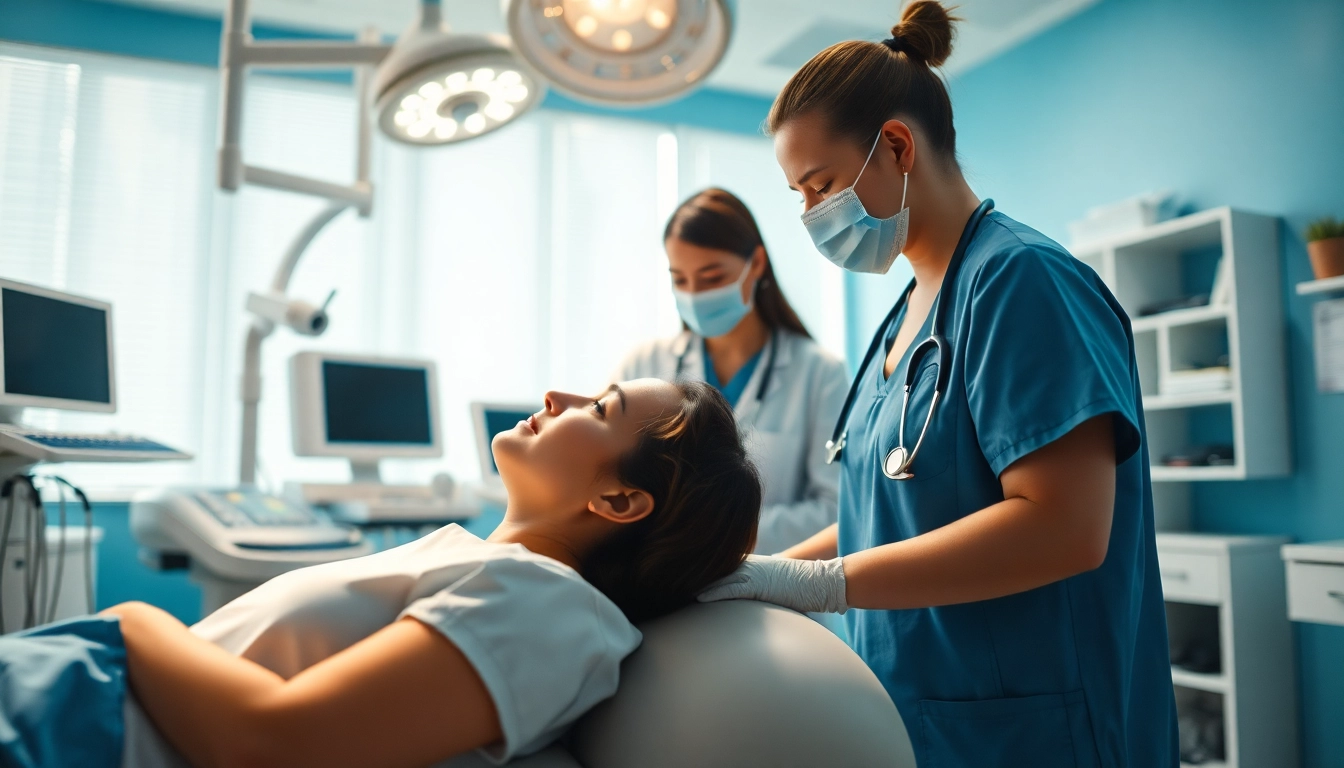 Driada medical consultation in a calm healthcare setting with attentive professionals.