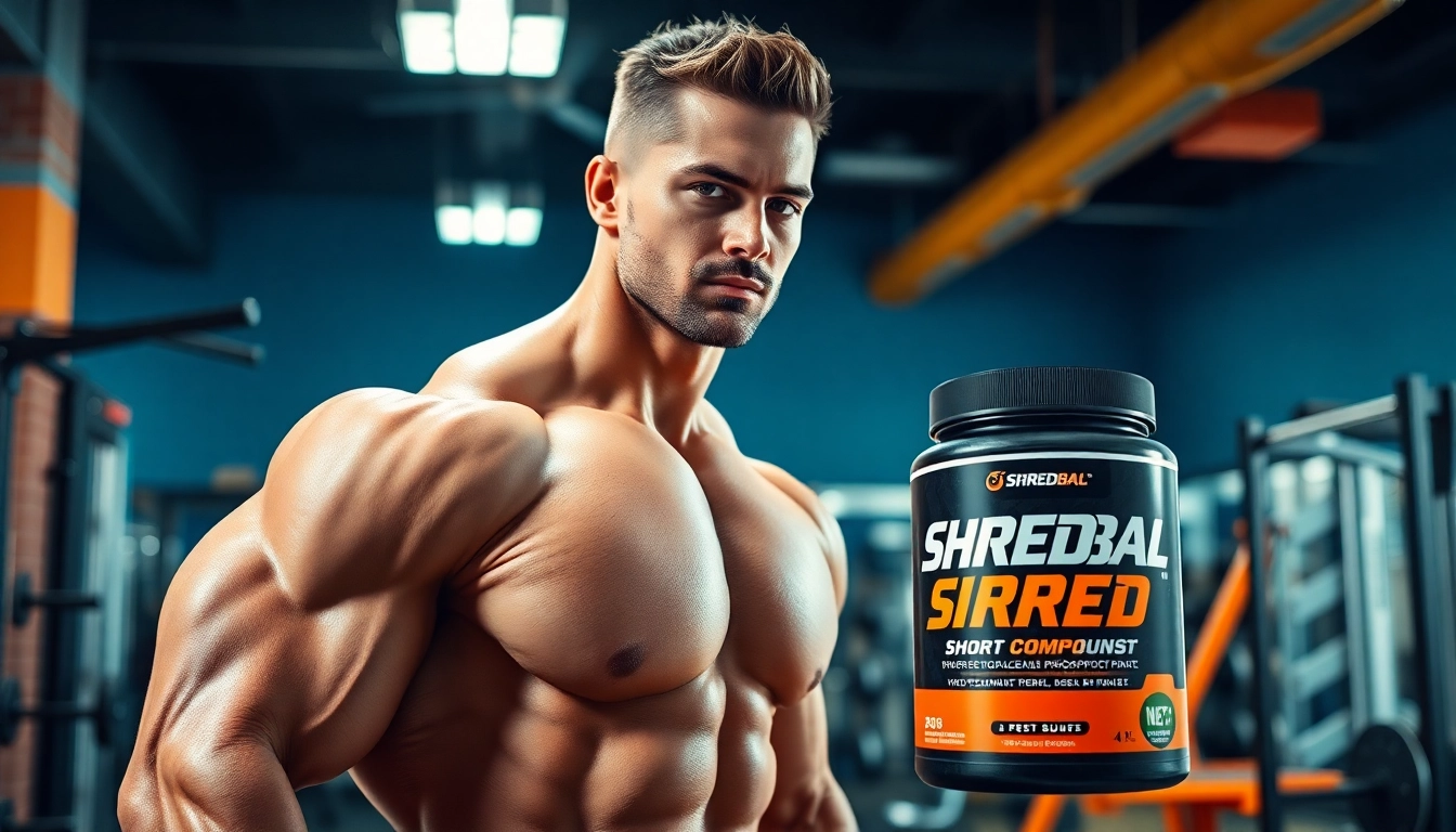 Shredbal Shred Short Compound supplements enhancing fitness performance in a dynamic gym setting.