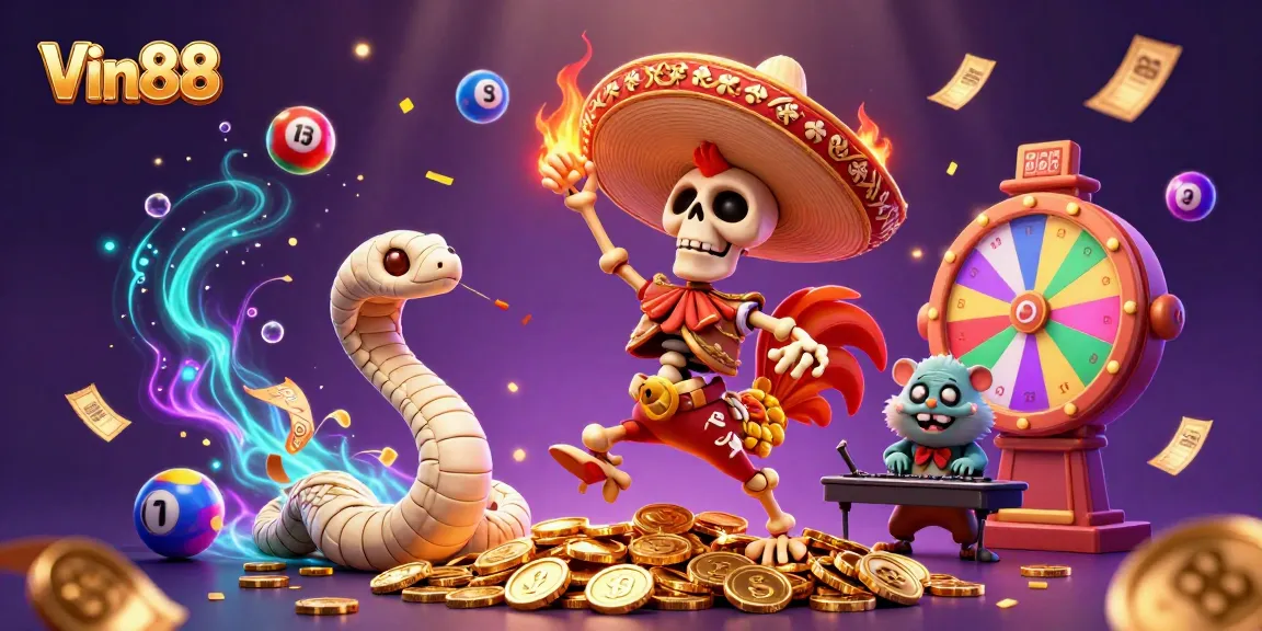 Spin the colorful lottery balls at Vin88 for a chance to win big with exciting games!