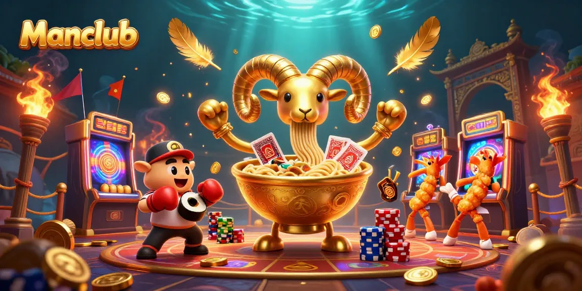 Engage with strategic wins at Manclub in a vibrant, action-packed casino scene.