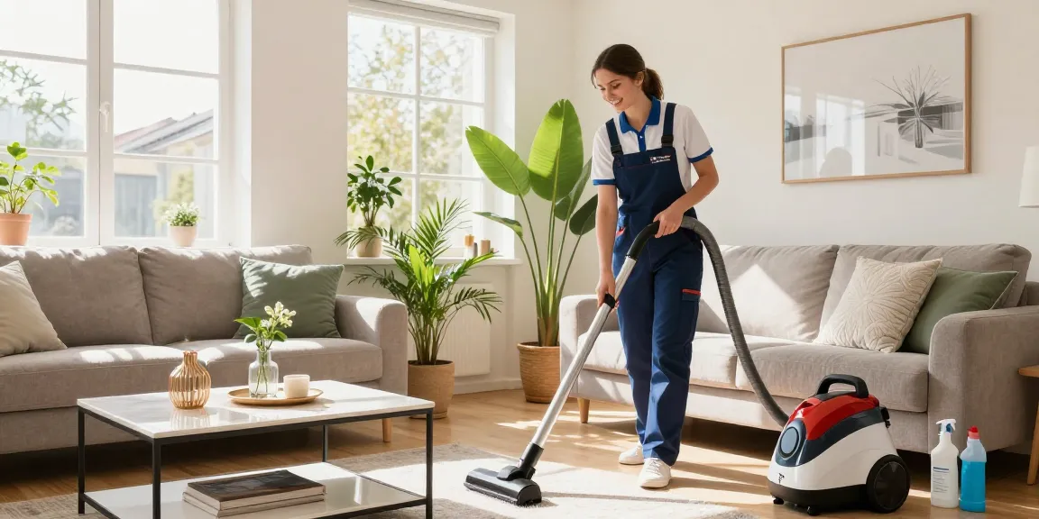 Professional cleaning in a Bern apartment by a leading reinigungsfirma solothurn, showcasing a bright and tidy living space.