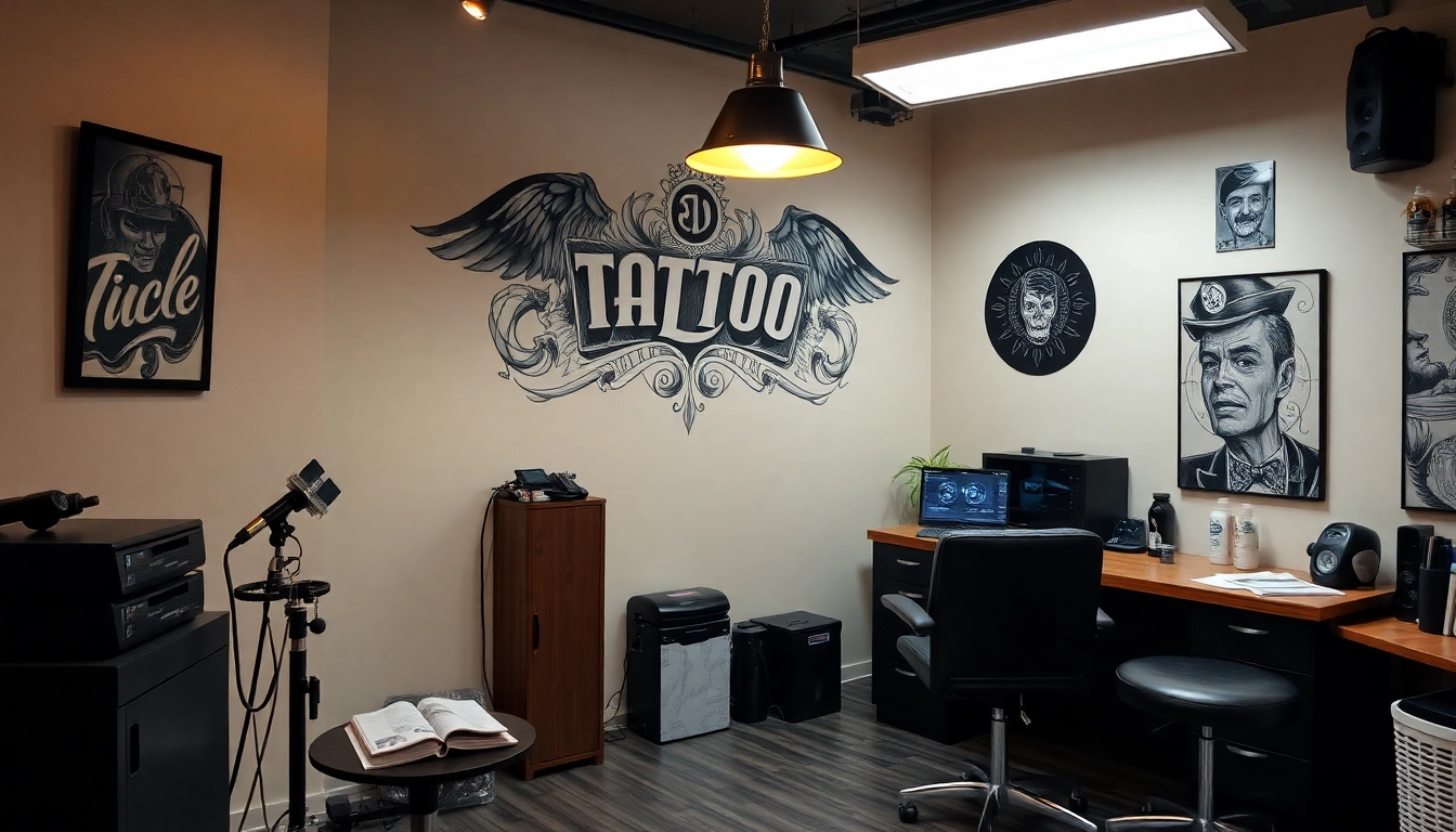 Professionelles Tattoo Studio München mit einladendem Ambiente und kreativen Designs von talentierten Künstlern.