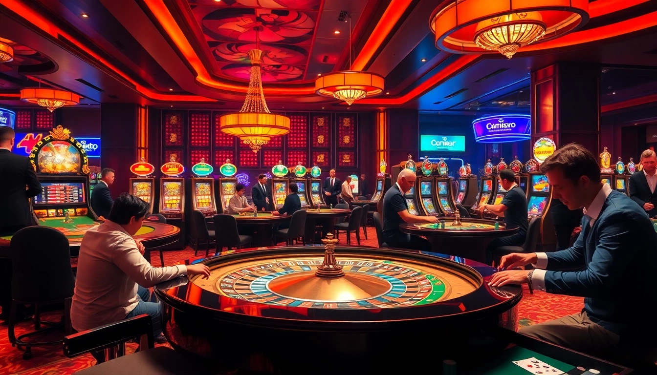 Experience the vibrant atmosphere of Nhà cái ZB368 with engaging casino games and professional dealers.