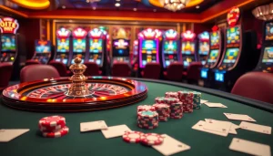 VM88 players enjoying an upscale casino experience with vibrant games and high-stakes action.