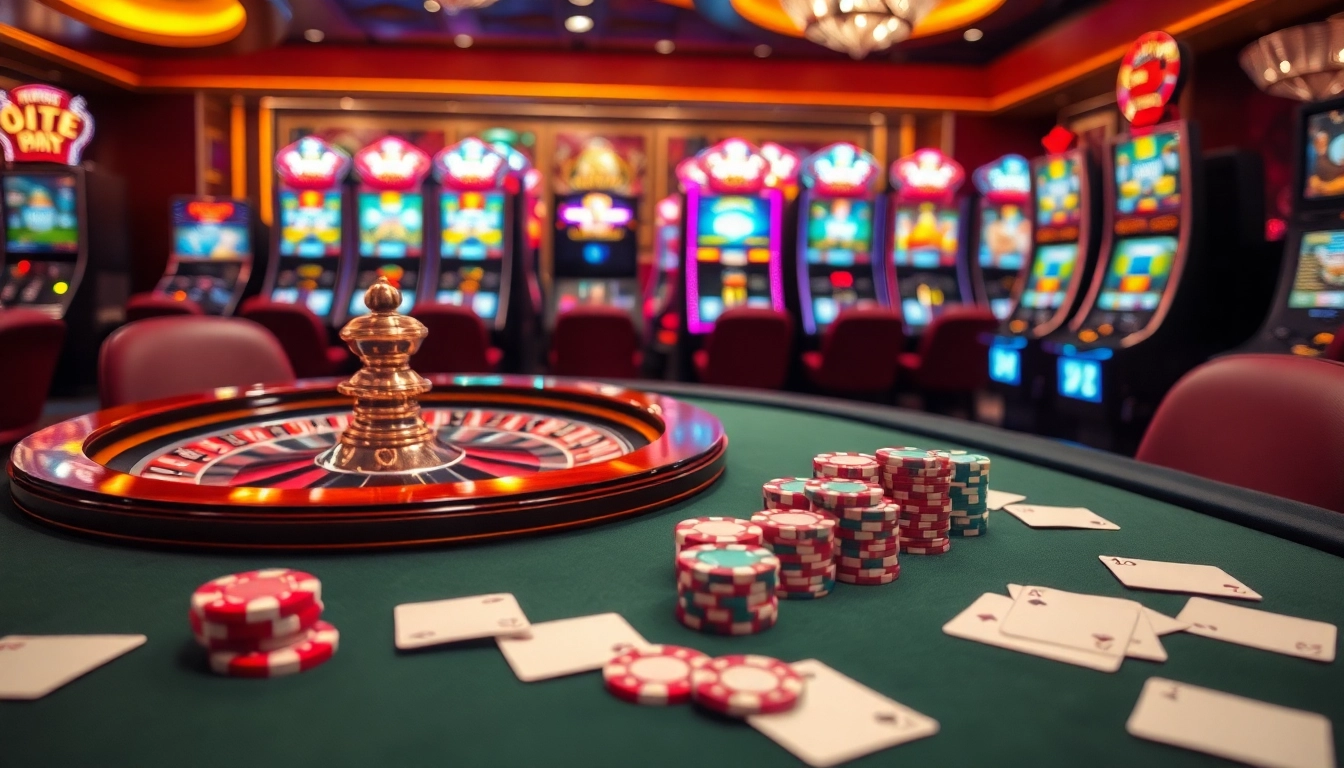 VM88 players enjoying an upscale casino experience with vibrant games and high-stakes action.