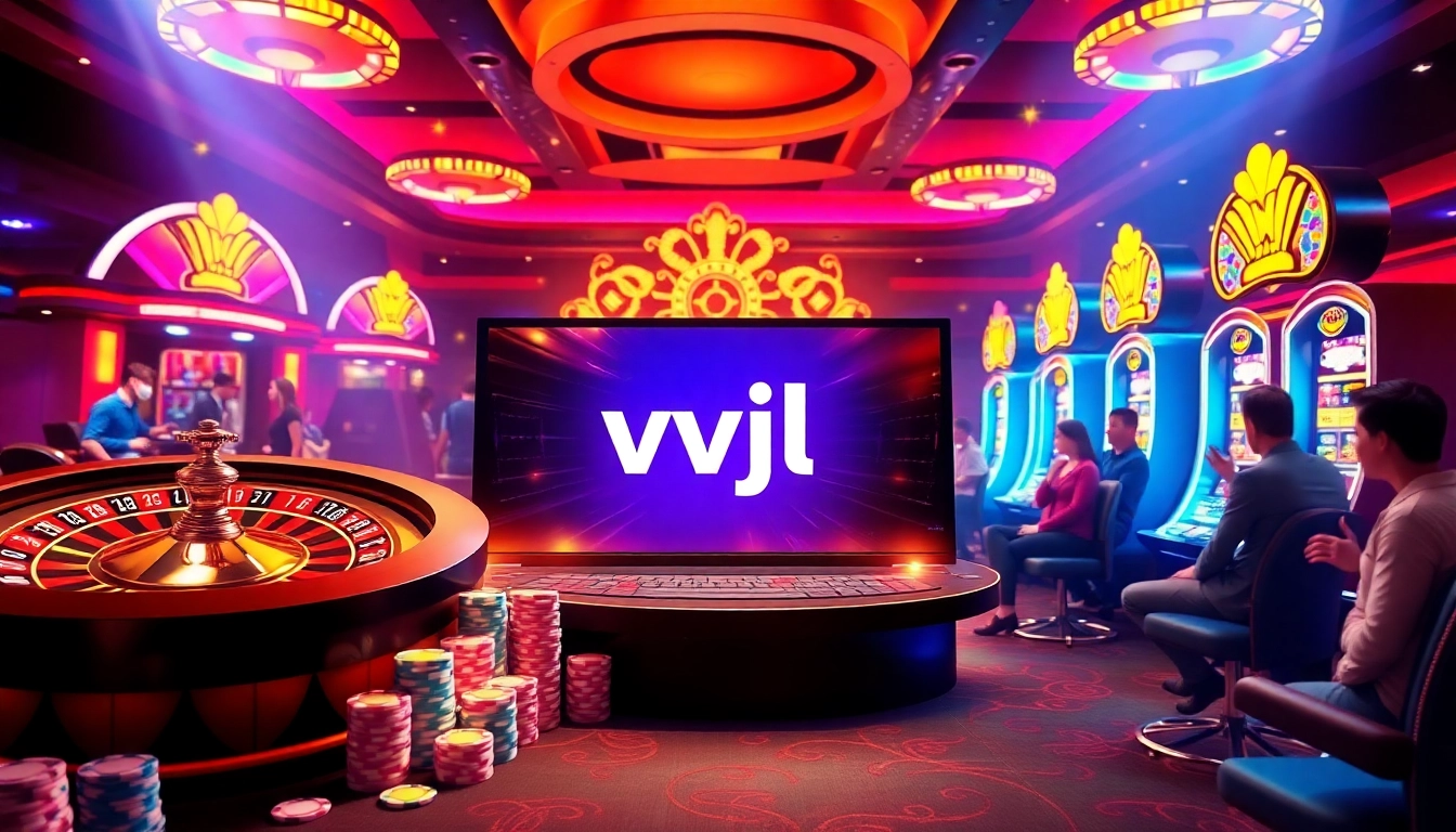 Experience thrilling gaming moments at vvjl's vibrant online casino.