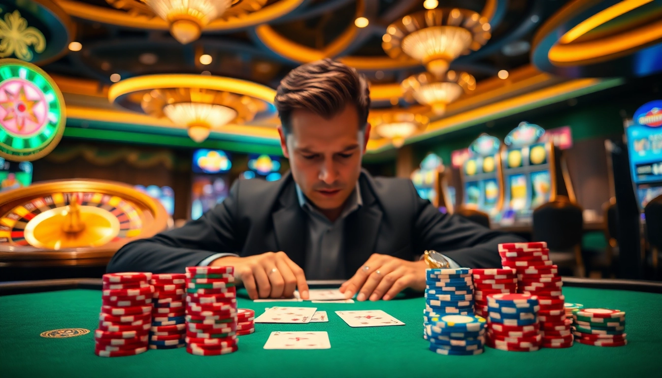 Analyzing odds with excitement at a high-stakes table while giải mã kèo nhà cái for winning strategies.