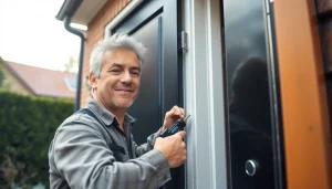 Professioneller Schlüsseldienst in Wiesbaden, der schnelle, schadensfreie Türöffnungen anbietet.