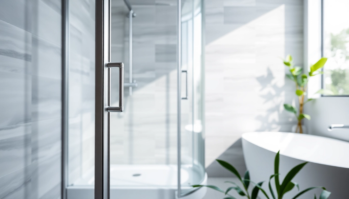 Die elegante sonni Duschkabine 90x90 in einem modernen Badezimmer mit stilvollen Fliesen.