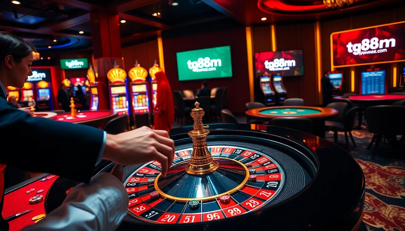 Experience thrilling roulette action at https://tg88m.com/ with glamorous dealers and vibrant colors.